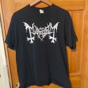 Mayhem Logo T shirt